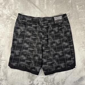 NWT Tap out plaid shorts black/gray mens size large
